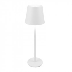 AddLiving 3234 Λευκό μεταλλικό φωτιστικό LED επιτραπέζιο και επαναφορτιζόμενο 36cm με IP44 και ρύθμιση φωτεινότητας 2800Κ/4500Κ/6000Κ