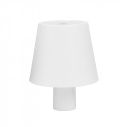 AddLiving 3232 Λευκό μεταλλικό φωτιστικό μπουκαλιού LED επιτραπέζιο και επαναφορτιζόμενο 9cm με IP44 και ρύθμιση φωτεινότητας 2800Κ/4500Κ/6000Κ