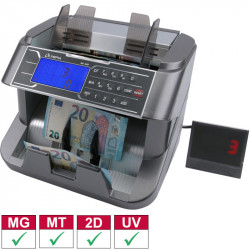 Olympia NC-455 Μετρητής και ελεγκτής γνησιότητας χαρτονομισμάτων 4 αισθητήρων με εξωτερική οθόνη