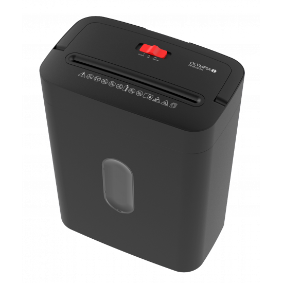 Olympia PS 53 CC Pro (2723) Καταστροφέας Εγγράφων Cross Cut P-4 6 Φύλλα, Κάδος 15L Μαύρος