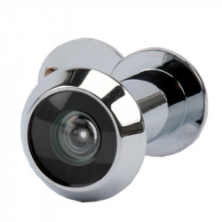 Olympia S 10 πανοραμικό ματάκι πόρτας ασημί