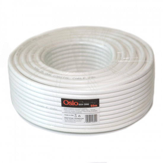 Osio OCK-2050 Ομοαξονικό καλώδιο κεραίας 50M 75Ω - 1116301-0008
