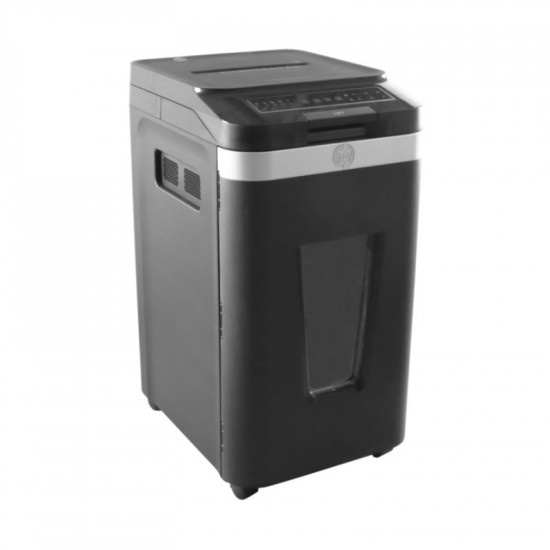 HP Pro Shredder Auto 400CC – 2822 Μαύρος καταστροφέας εγγράφων με συνδετήρες και καρτών Cross Cut P4 – 10 Manual /400 Auto x A4 – 53L