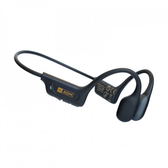 AGM Motion Buds 1 – Ασύρματα Ακουστικά Open Ear Bluetooth 5.2, IP68, USB Type-C, Μαύρο