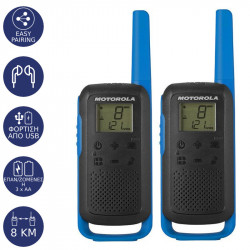 Motorola TALKABOUT T62 Walkie Talkie Μπλε 8 km