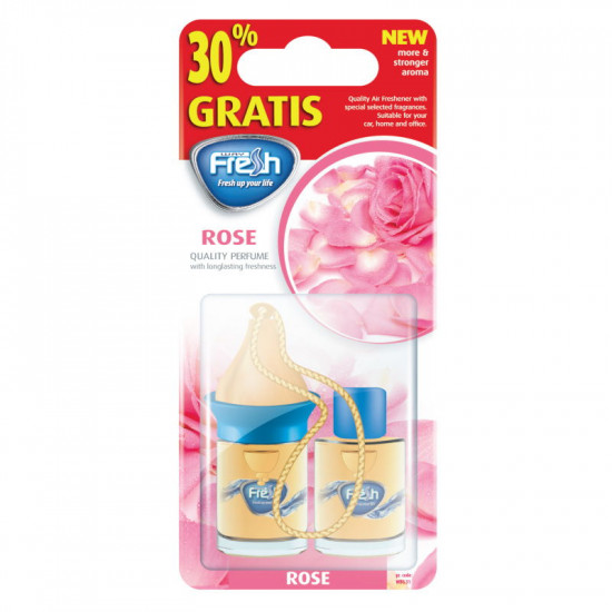Fresh WBG31 Υγρό αρωματικό αυτοκινήτου Τριαντάφυλλο +30% Δωρεάν