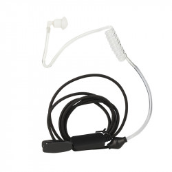 Osio NT-8760 Ακουστικό handsfree για PMR Walkie Talkie OPM-1010/1050 με PTT και διάφανο σπιράλ σιλικόνης