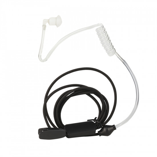 Osio NT-8760 Ακουστικό handsfree για PMR Walkie Talkie OPM-1010/1050 με PTT και διάφανο σπιράλ σιλικόνης