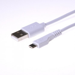 Osio OTU-395 Λευκό Καλώδιο USB σε micro USB 1.2 m
