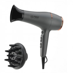 First Austria FA-5654-7-GR Πιστολάκι μαλλιών με ιονισμό, 2 ταχύτητες και 3 επίπεδα θερμοκρασίας 2200 W