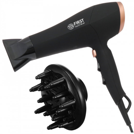 First Austria FA-5654-8 Πιστολάκι μαλλιών με ιονισμό, 2 ταχύτητες και 3 επίπεδα θερμοκρασίας 2200 W