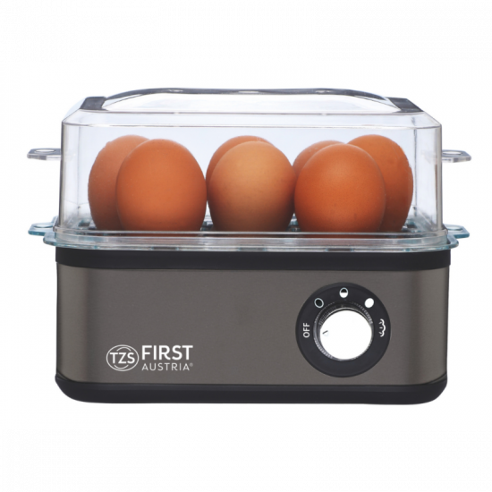 First Austria FA-5115-3-GR Βραστήρας αυγών για 8 αυγά 500 W γκρι σκούρο