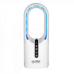 First Austria FA-5552-WI Επιτραπέζιος ανεμιστήρας επαναφορτιζόμενος χωρίς πτερύγια με 3 ταχύτητες και φως 7 χρωμάτων