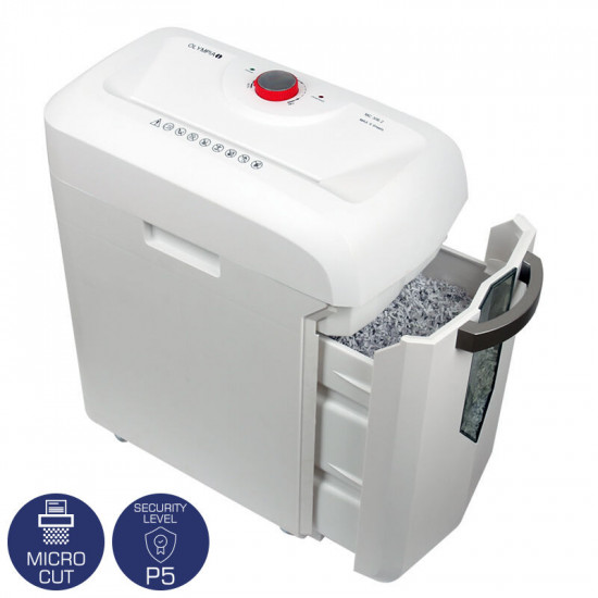 Olympia MC 306.2 Επαγγελματικός καταστροφέας εγγράφων Cross Cut P5 – 6 x A4 – 19L (2627)