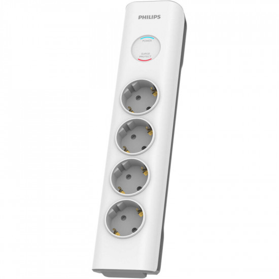Philips SPN7040WA/GRS Πολύπριζο ασφαλείας 4 θέσεων