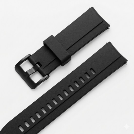 Agm Λουράκι Μαύρο για Legion 3 Smartwatch 22mm