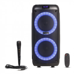 Osio OBT-8030 Φορητό ηχείο Bluetooth με USB, LED, AUX, TF, RC, FM,TWS, ενσ. μικρόφωνο και τηλεχειριστήριο – 80W