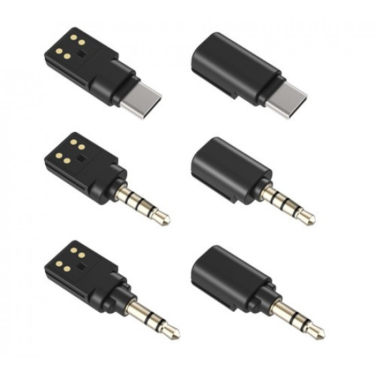 BOYA BY-WM3U wireless mic 2.4Ghz Wireless mic System, for UsB type-C, 3.5mmTRS. TRRS