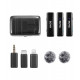 BOYALINK Mobile Wireless Mic for Android (USB-C) iPhone IOS and 3,5 TRS (laptop) 2 person vlog