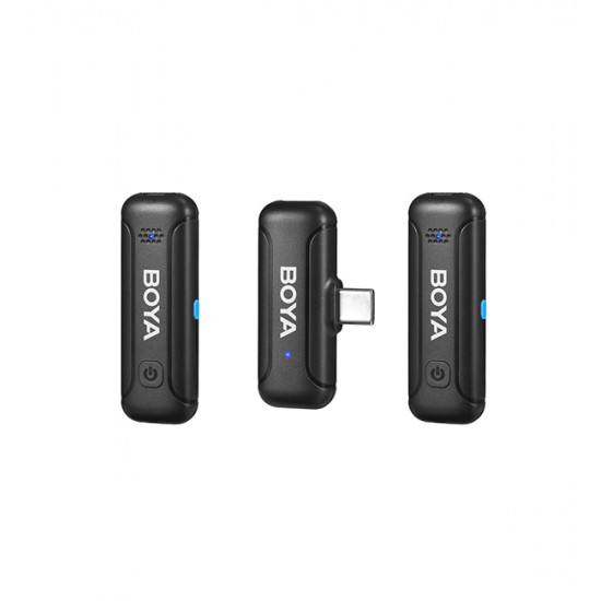 BOYA BY-WM3T-U2 2,4GHz Mobile wireless mic For Android USB-C (2 transmitters, two person vlog)