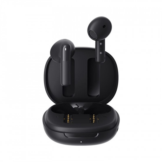 QCY AilyBuds E20 Black- Hybrid ANC Semi-Ear TWS earbuds 6mics 13mm dynamic driver IPX4 BT5.4 35h