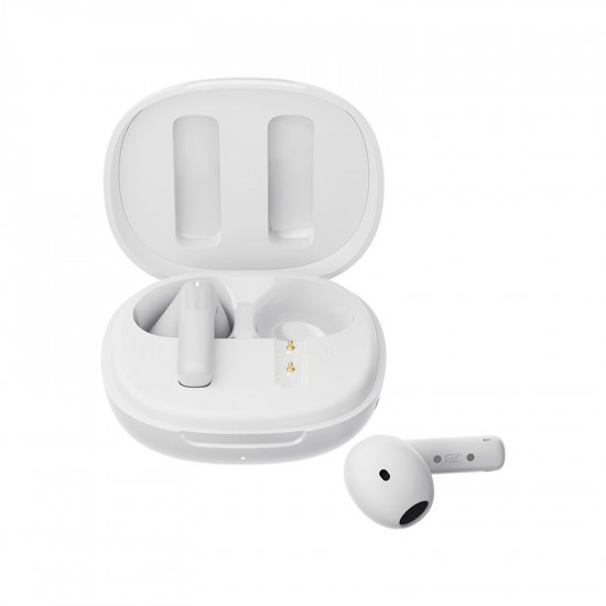 QCY AilyBuds E20 White- Hybrid ANC Semi-Ear TWS earbuds 6mics 13mm dynamic driver IPX4 BT5.4 35h