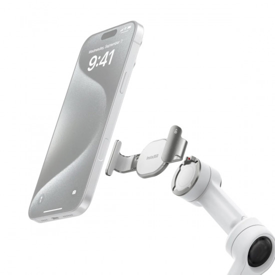 Insta360 Flow 2 Pro Magnetic Phone Clamp (White)
