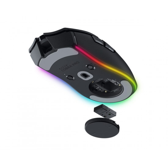 Razer COBRA PRO - Wireless Gaming Mouse - 30000 DPI - RGB UNDERGLOW - Bluetooth / 2.4Ghz - 77g