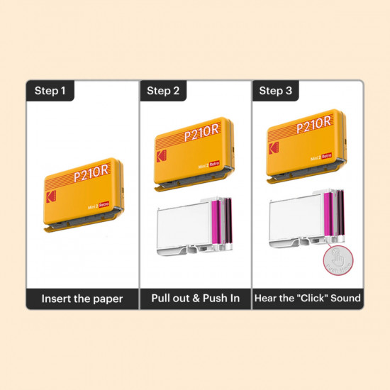 Kodak 30 Photo Cartridge for Mini Shot Combo Printers and Cameras C210/C210R (5.3 x 8.6 cm)