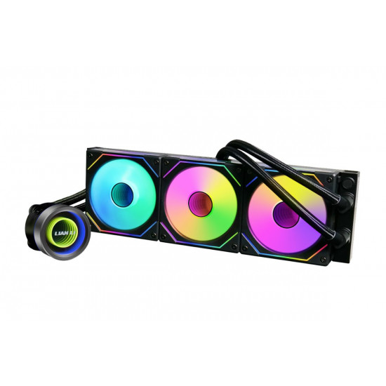 Lian Li Galahad II Trinity 360 SL-Inf Black - AIO GPU Liquid Cooler  with ARGB INFINITY Fans