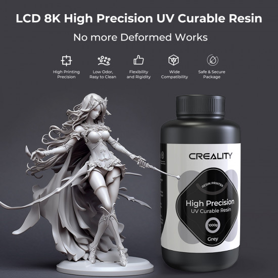 Creality LCD 8K High Precision UV Curable Resin - Blue (3302190002)