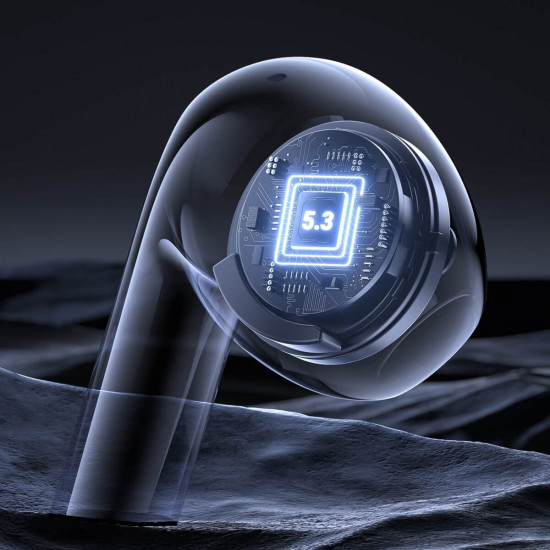 Haylou X1 2023 Black - Bluetooth TWS Semi-Ear Earbuds Bt 5.3 12mm dynamic coil 24h IPX4 Waterproof