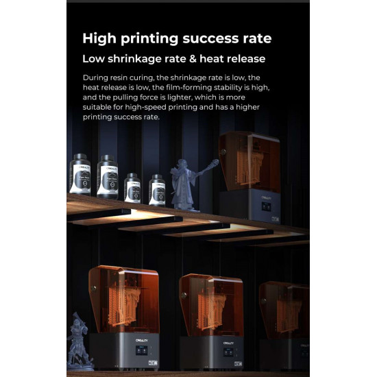 Creality Fast Resin UV Curable Resin Grey (Fast Printing 3302180005 gray)