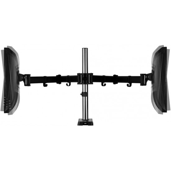 Arctic Z2 (Gen 3) - Dual Monitor Arm with 4-Port USB Hub in black color