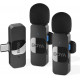 BOYA BY-V20 Wireless 2-person Lavalier Microphone for Android Mini Lapel USB-C connection