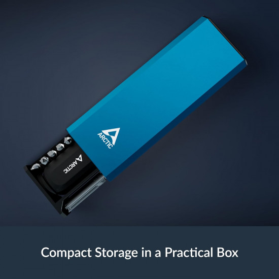 Arctic Ratchet Screwdriver Toolkit - Magnetic Bit Holder - 23 magnetic bits - adjustable function