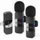BOYA BY-V2 Wireless 2-person Lavalier Microphone for iPhone iPad Mini Lapel Lightning connection