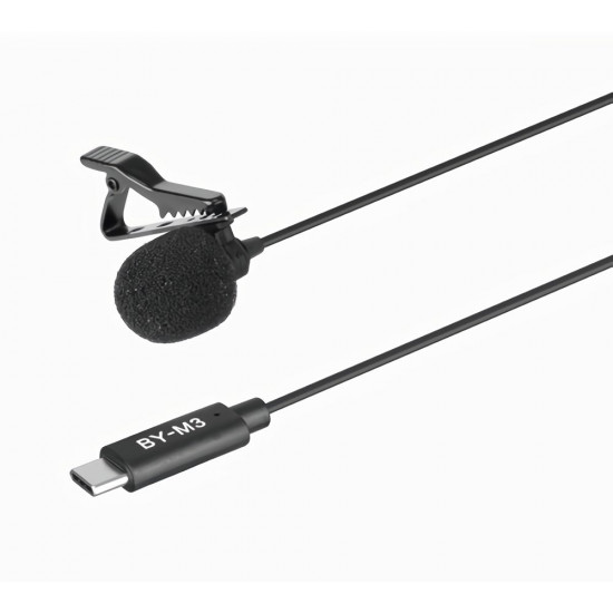 BOYA BY-M3 Lavalier microphone for USB TYPE-C devices