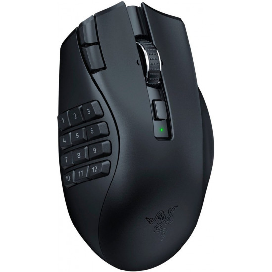 Razer NAGA V2 HYPERSPEED - Wireless MMO Gaming Mouse - 30K DPI - 2.4GHz / Bluetooth - 19 Buttons