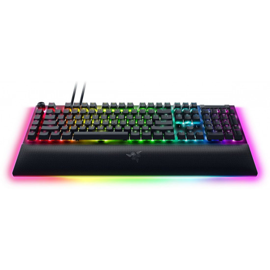 Razer BLACKWIDOW V4 PRO - Gaming Mechanical RGB Keyboard -  Green Clicky Switches - Macros