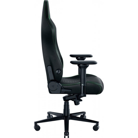 Razer ISKUR V2 Green - Leather Gaming Chair - Lumbar Support - Memory Foam Head Cushion