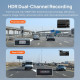 70mai A810-2 Front & Rear Dash Cam 4K w. Screen Set w. RC12 Rearview Cam - 2160p 60FPS 150FOV GPS