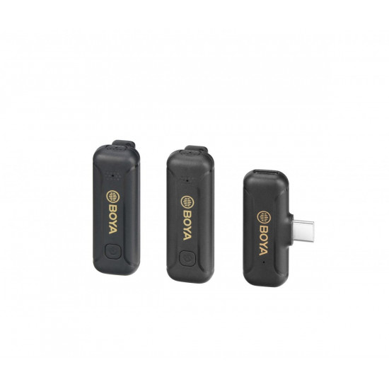 BOYA BY-WM3T2-D2 2,4GHz Mobile wireless mic For IOS iPhone (2 transmitters, two person vlog)