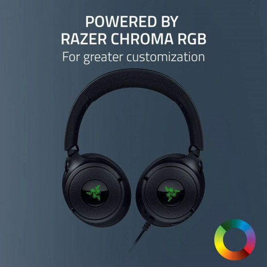 Razer KRAKEN V4 X USB - RGB 7.1 Gaming Headset - 40 mm Driver - PC/PS5/PS4
