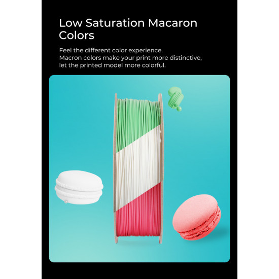 CREALITY CR-PLA Matte Strawberry Red, 3D Printer Filament 1 kg Spool,1.75mm (3301010300)