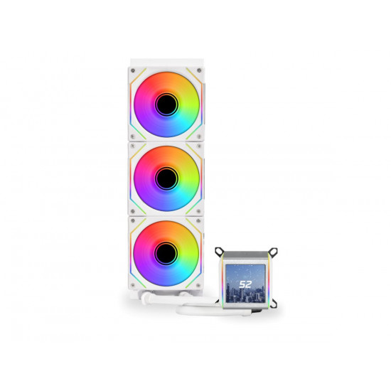 Lian Li Galahad II LCD 360 SL-Inf White - AIO GPU Liquid Cooler  with ARGB INFINITY Fans