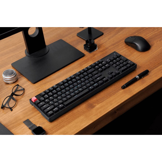 Keychron K10 V2 (K10X-B3) QMK Wireless Mechanical Keyboard Brown Switch RGB 100% US Layout