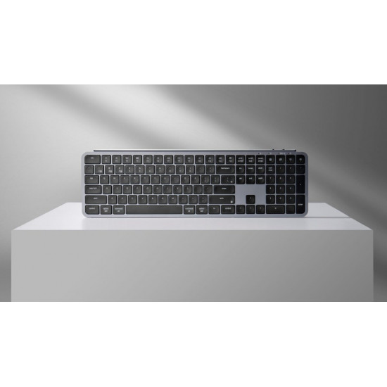 Keychron B6 Pro (B6P-K1) Ultraslim Wireless BT Keyboard ZMK Online customization - Gray 100% US Lay