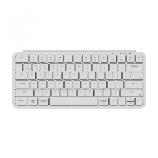 Keychron B1 Pro (B1P-K1) Ultraslim Mini Wireless BT Keyboard ZMK Online customize Gray 75% US Lay