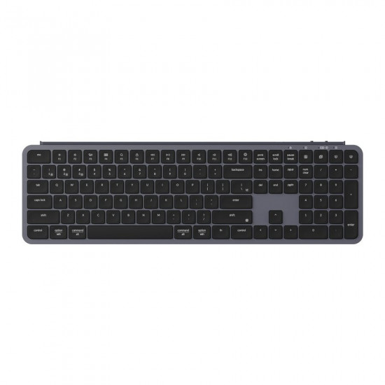 Keychron B6 Pro (B6P-K1) Ultraslim Wireless BT Keyboard ZMK Online customization - Gray 100% US Lay